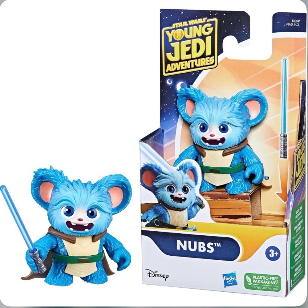 🆕- Star Wars: Young Jedi Adventures Nubs 2.5 Inch Action Figure, Ages 3+